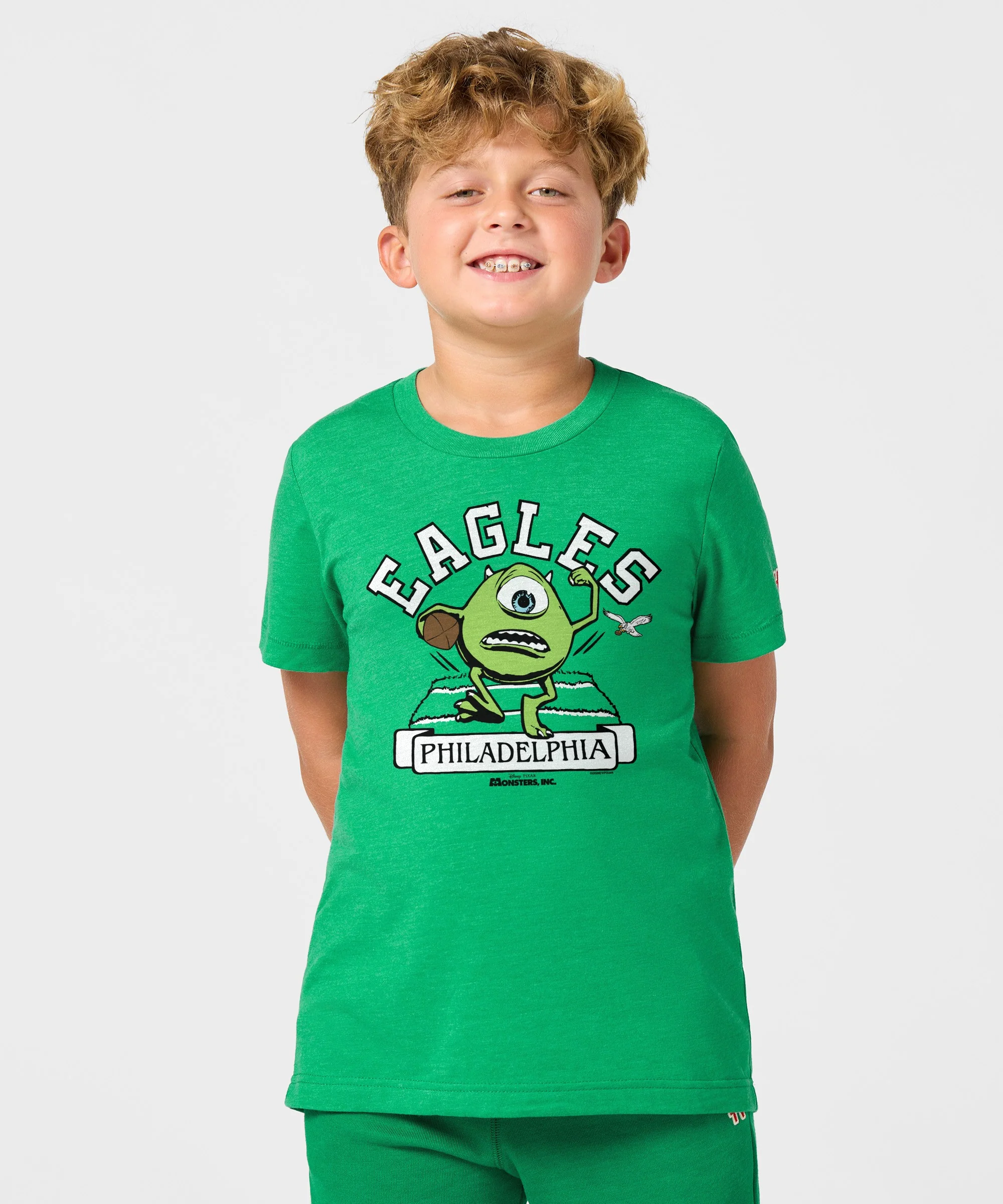 Youth Monsters Inc Mike Wazowski x Philadelphia Eagles - Image 3