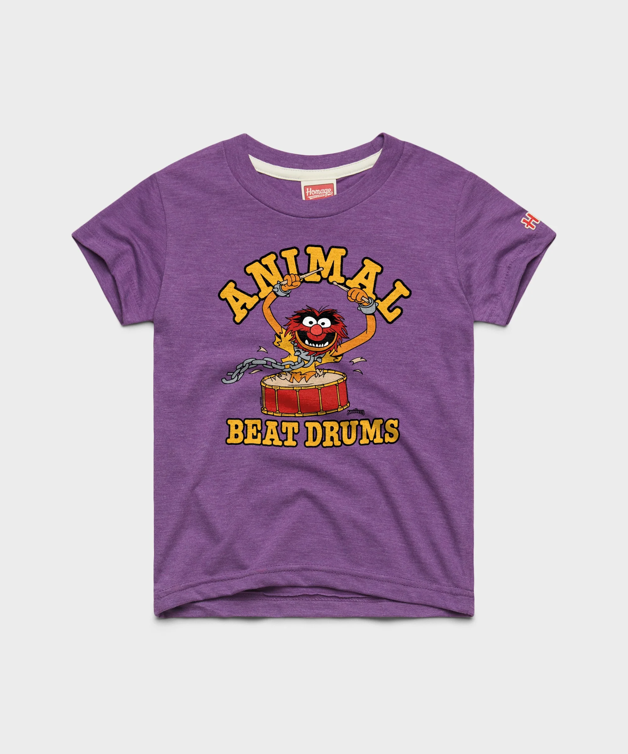Youth Muppets Animal Beat Drums T-Shirt