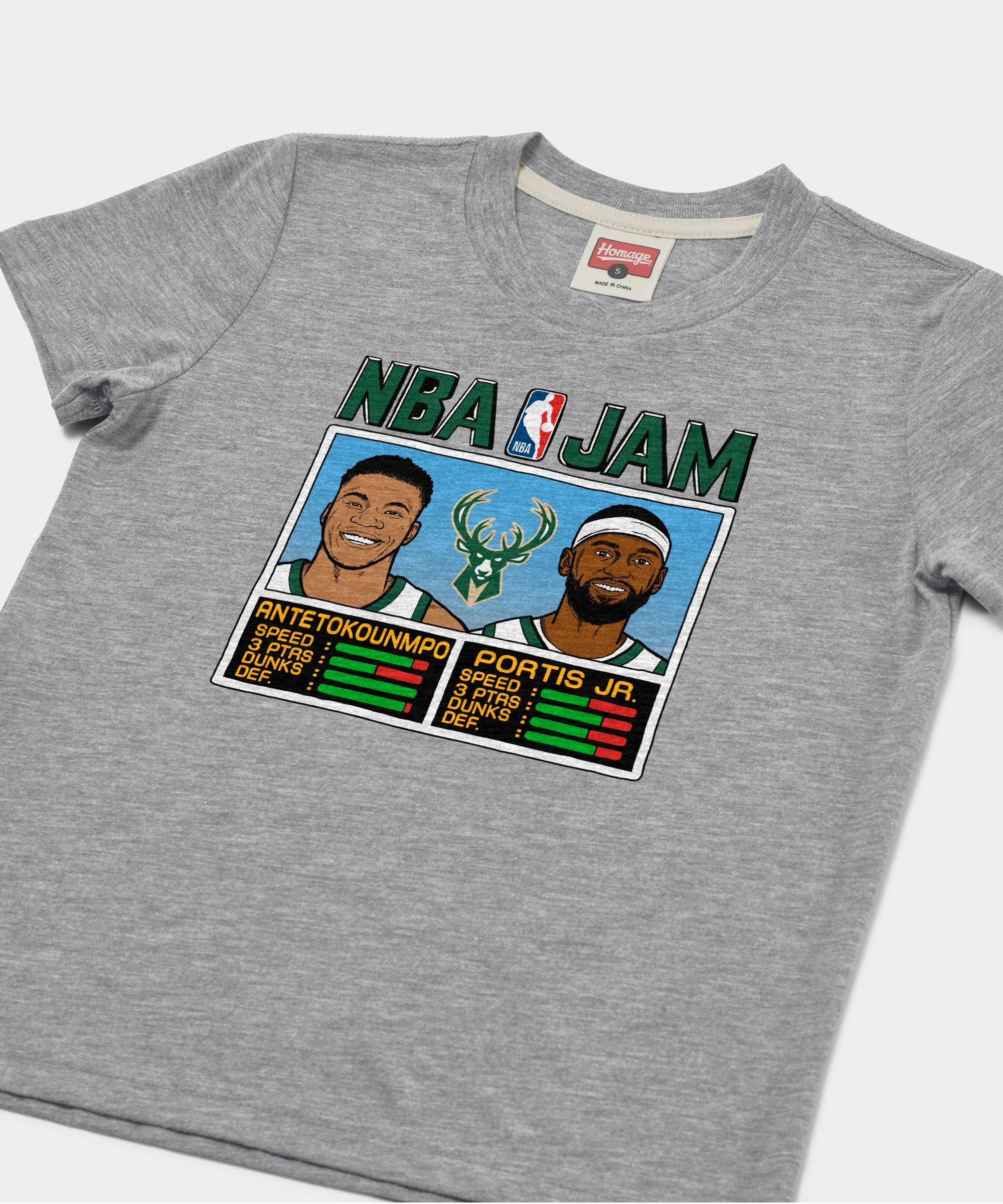 Youth NBA Jam Bucks Antetokounmpo And Portis Jr. - Image 2