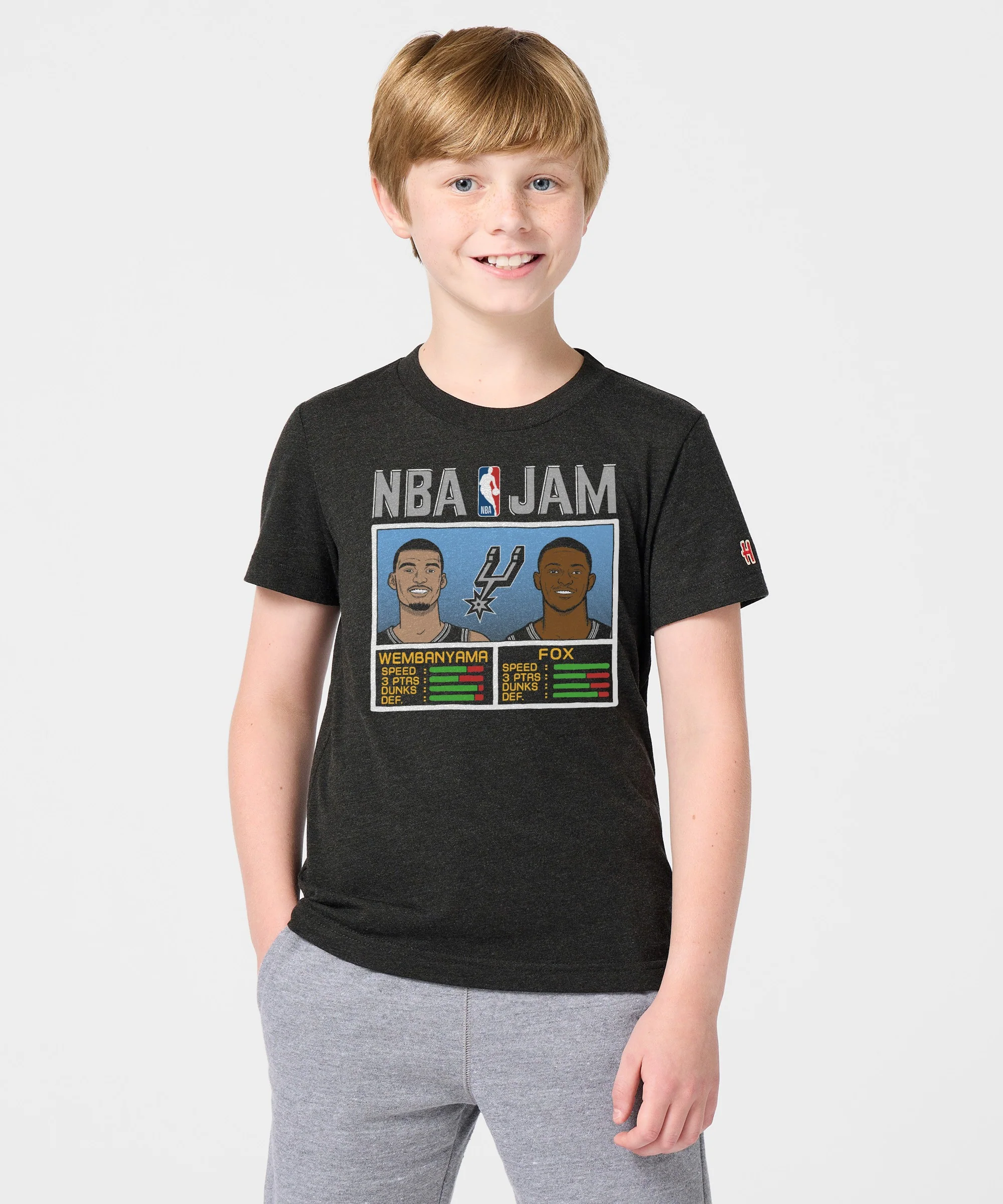 Youth NBA Jam Spurs Wembanyama And Fox - Image 3