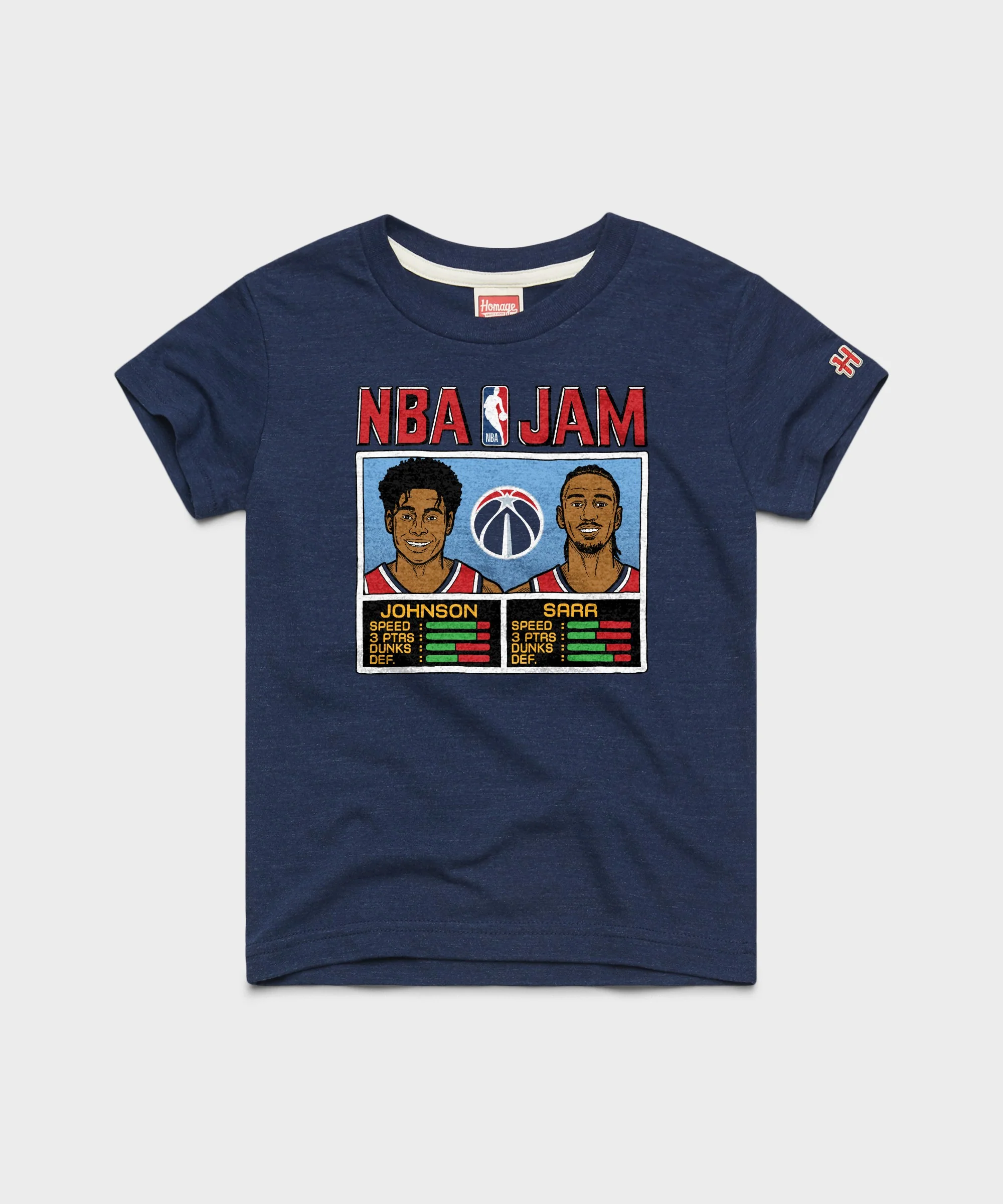 Youth NBA Jam Wizards Johnson And Sarr