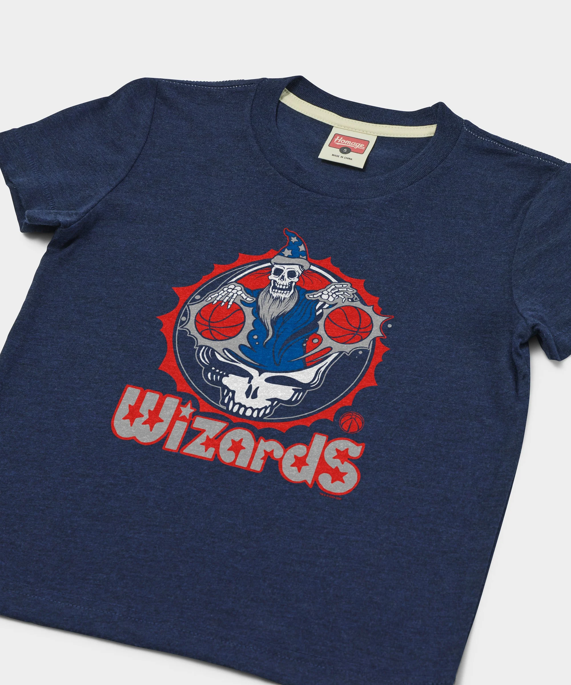 Youth NBA x Grateful Dead x Wizards Skull - Image 2