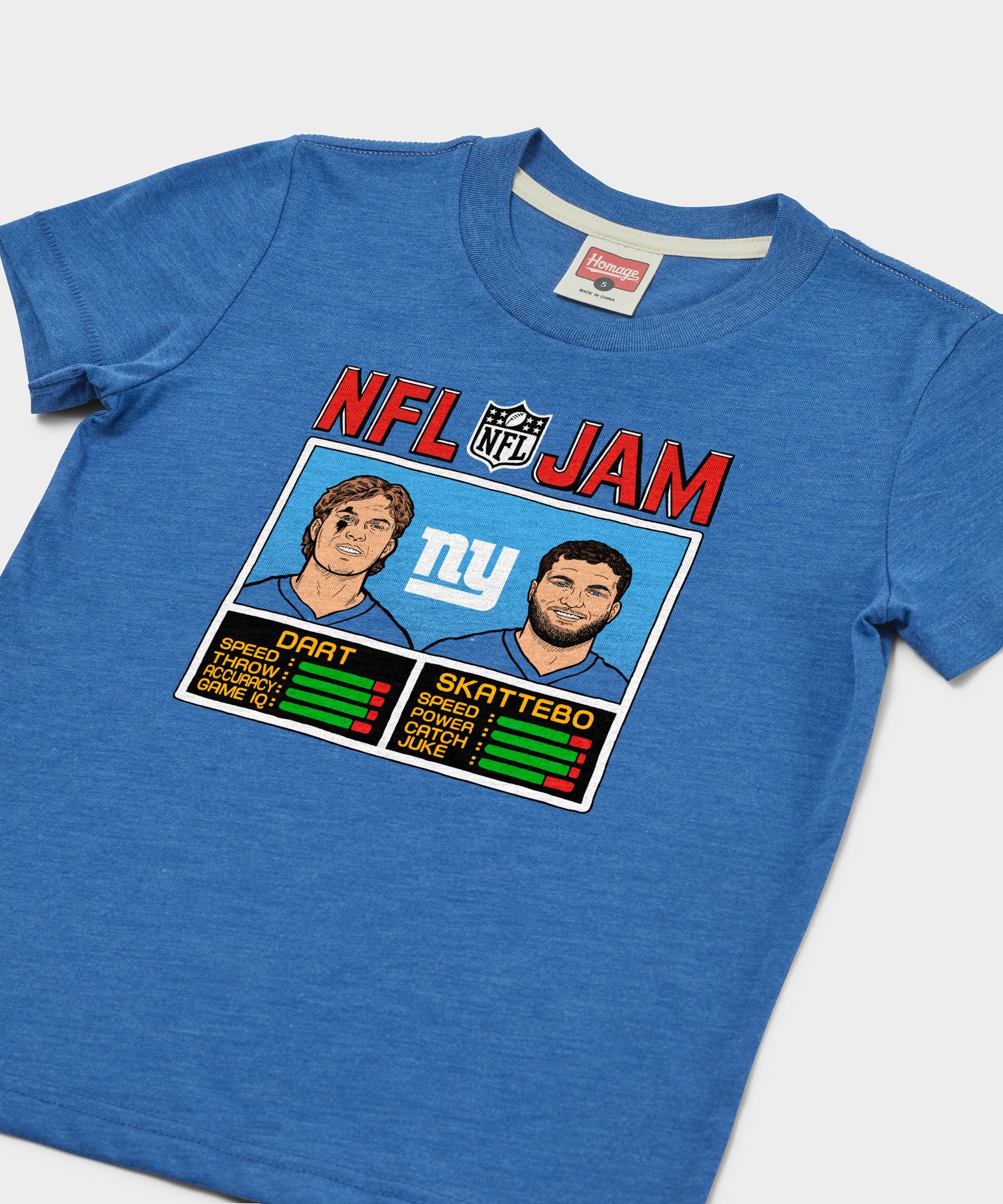 Youth NFL Jam Giants Dart And Skattebo - Image 2