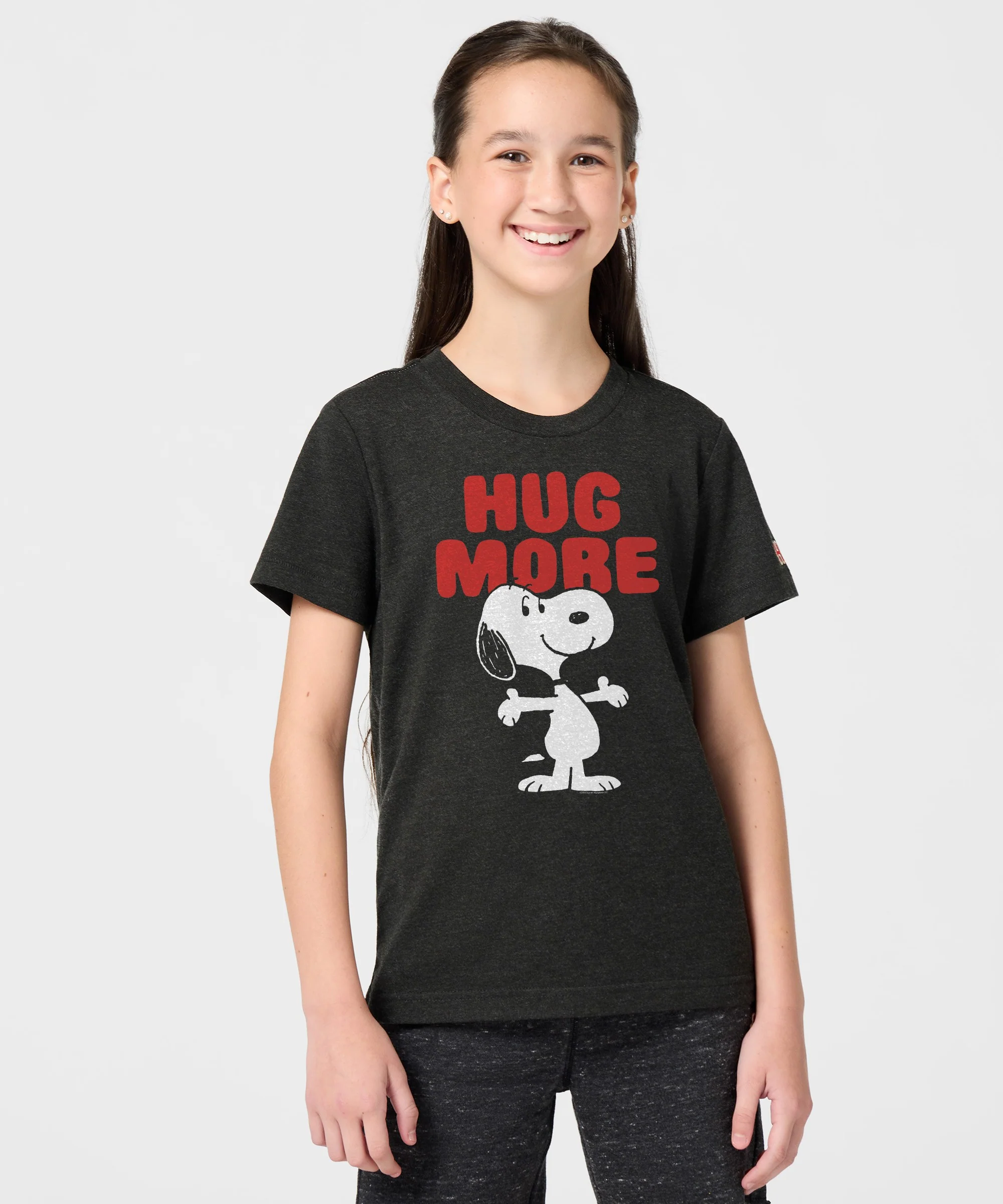 Youth Peanuts Snoopy Hug More - Image 3