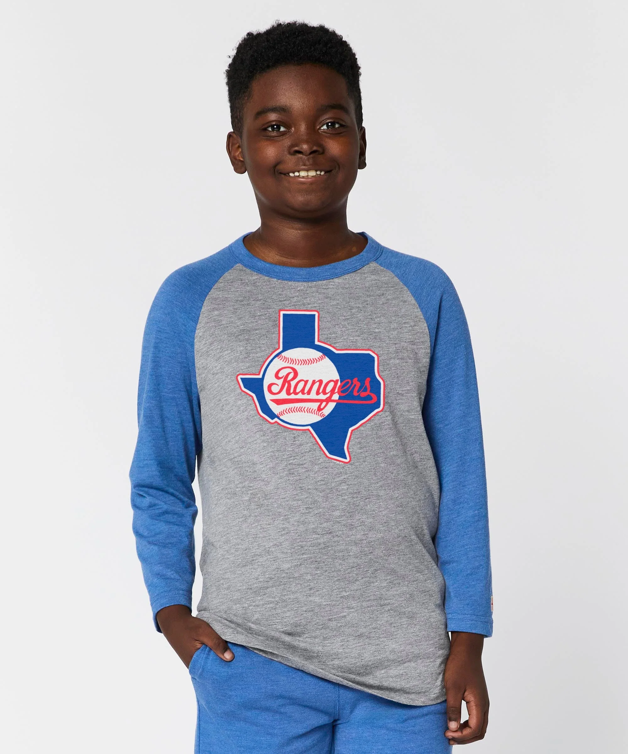 Youth Texas Rangers '84 Raglan - Image 3