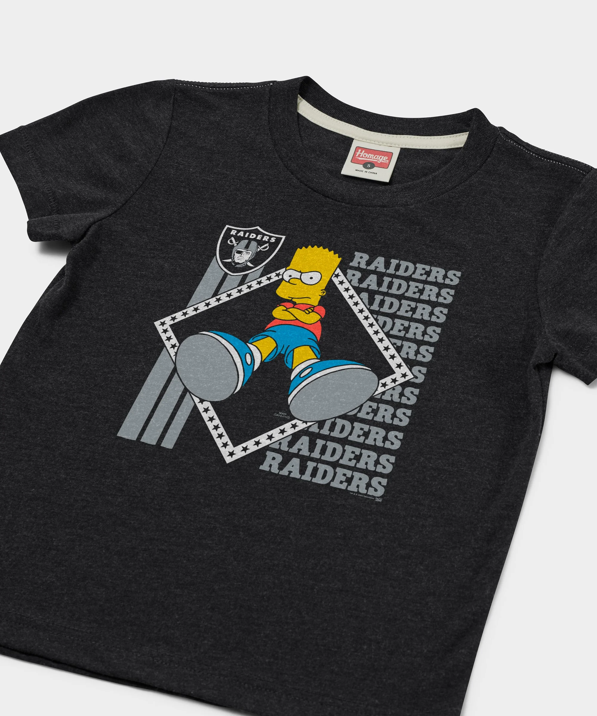 Youth The Simpsons Bart x Las Vegas Raiders - Image 2