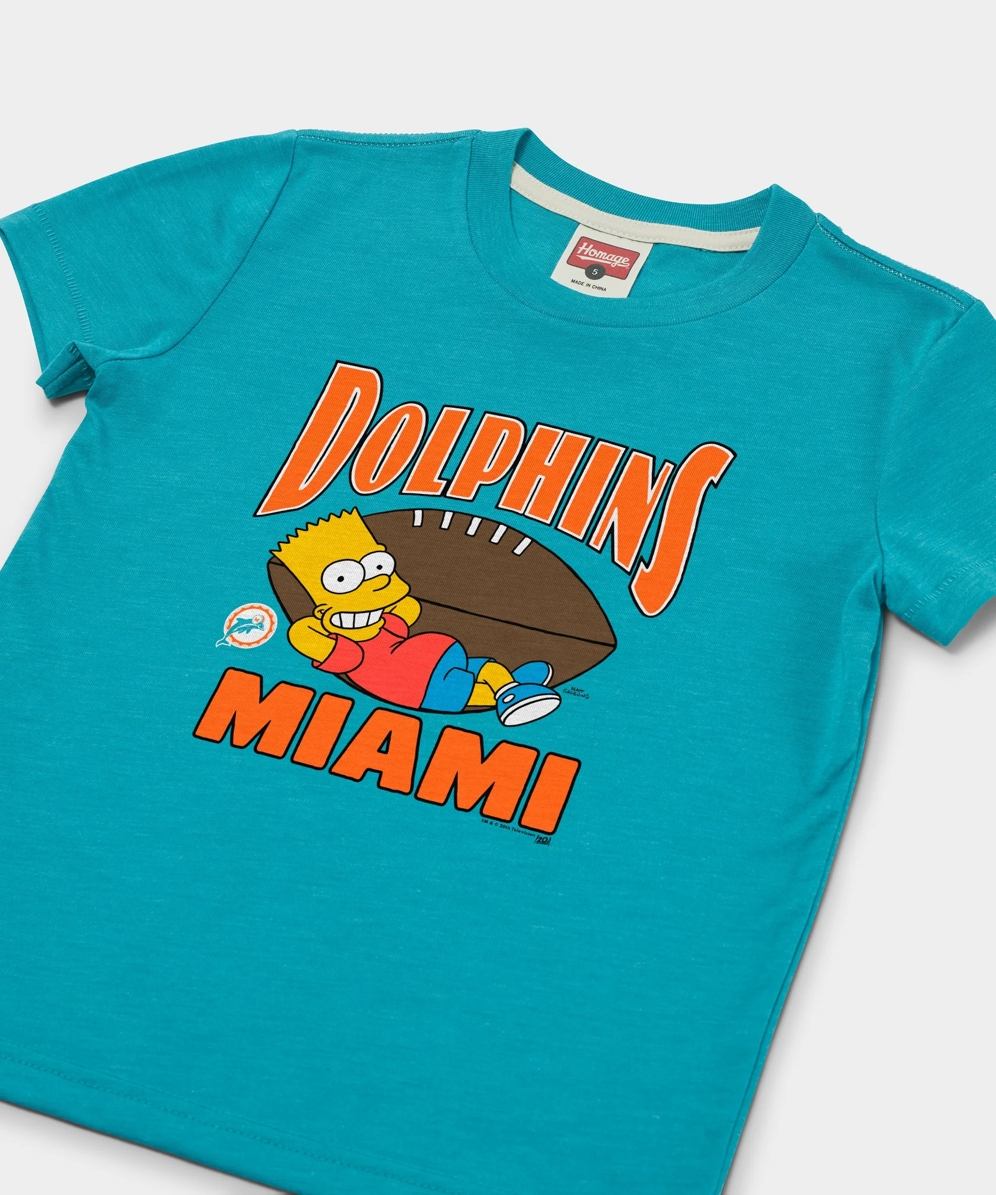 Youth The Simpsons Bart x Miami Dolphins - Image 2