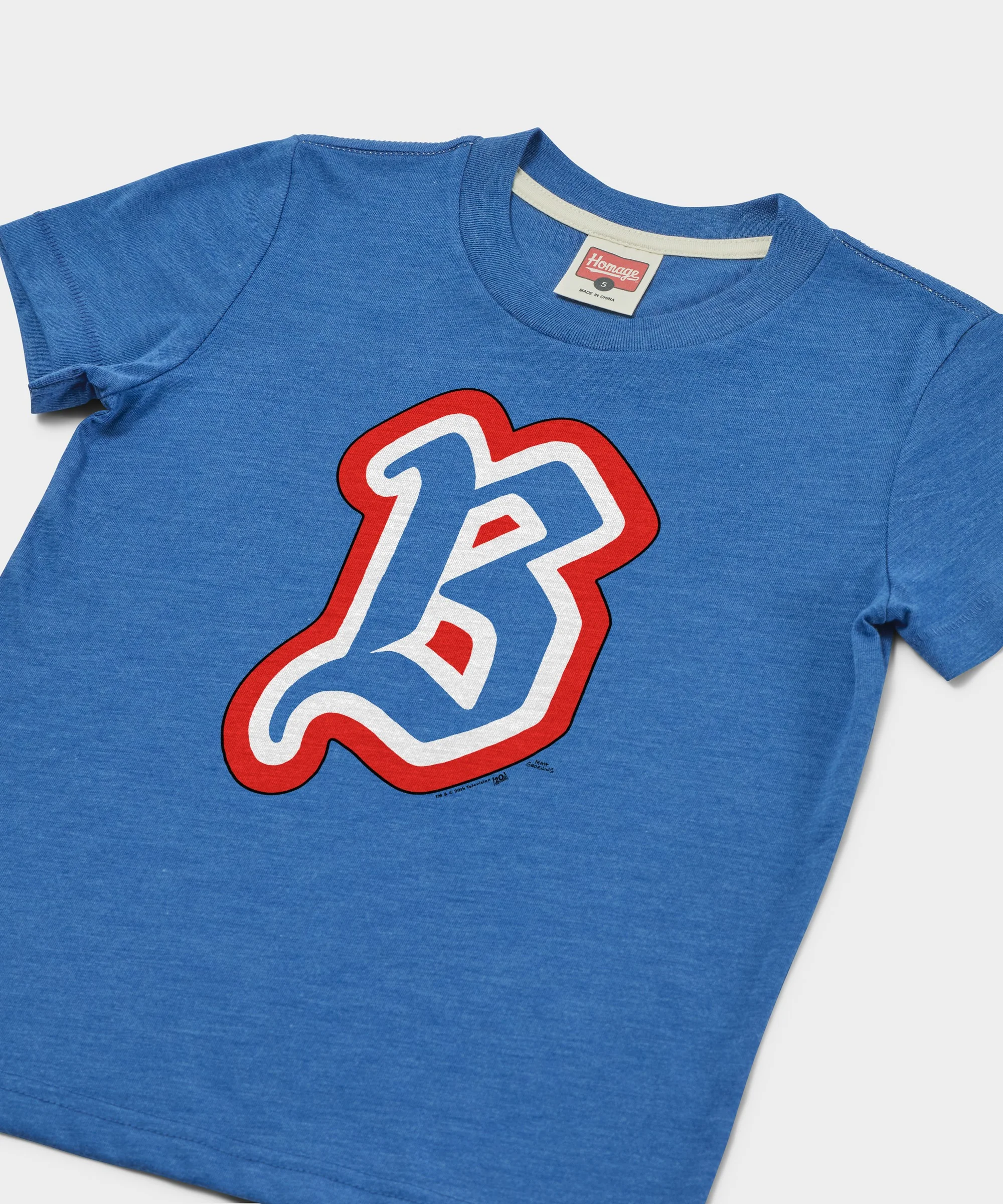 Youth The Simpsons Boston Americans Logo - Image 2