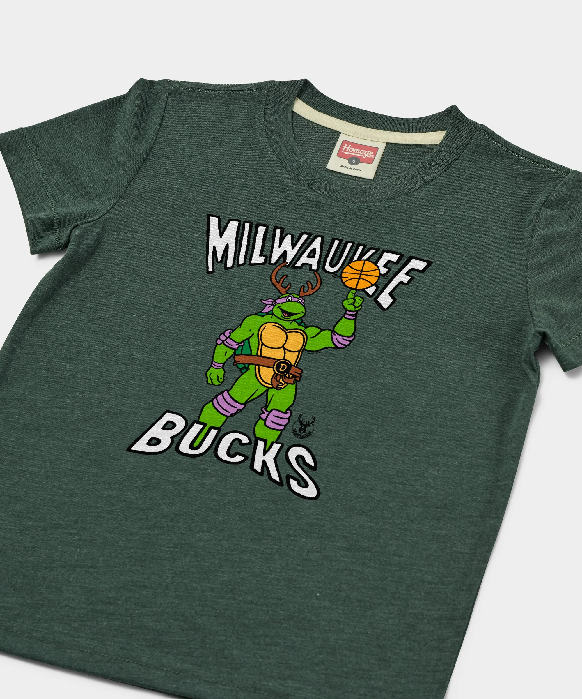 Youth TMNT Donatello x Milwaukee Bucks - Image 2