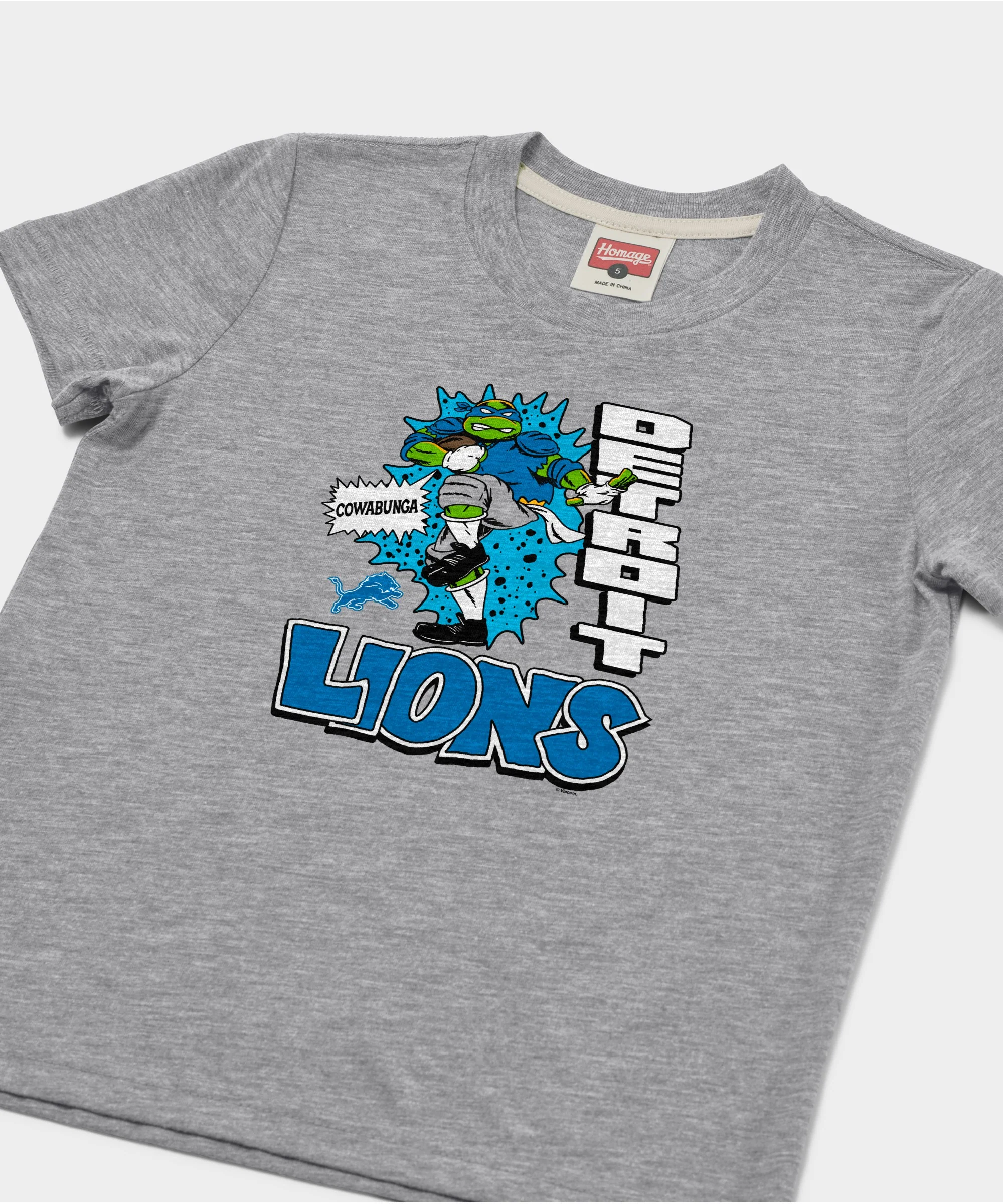 Youth TMNT Leonardo x Detroit Lions - Image 2