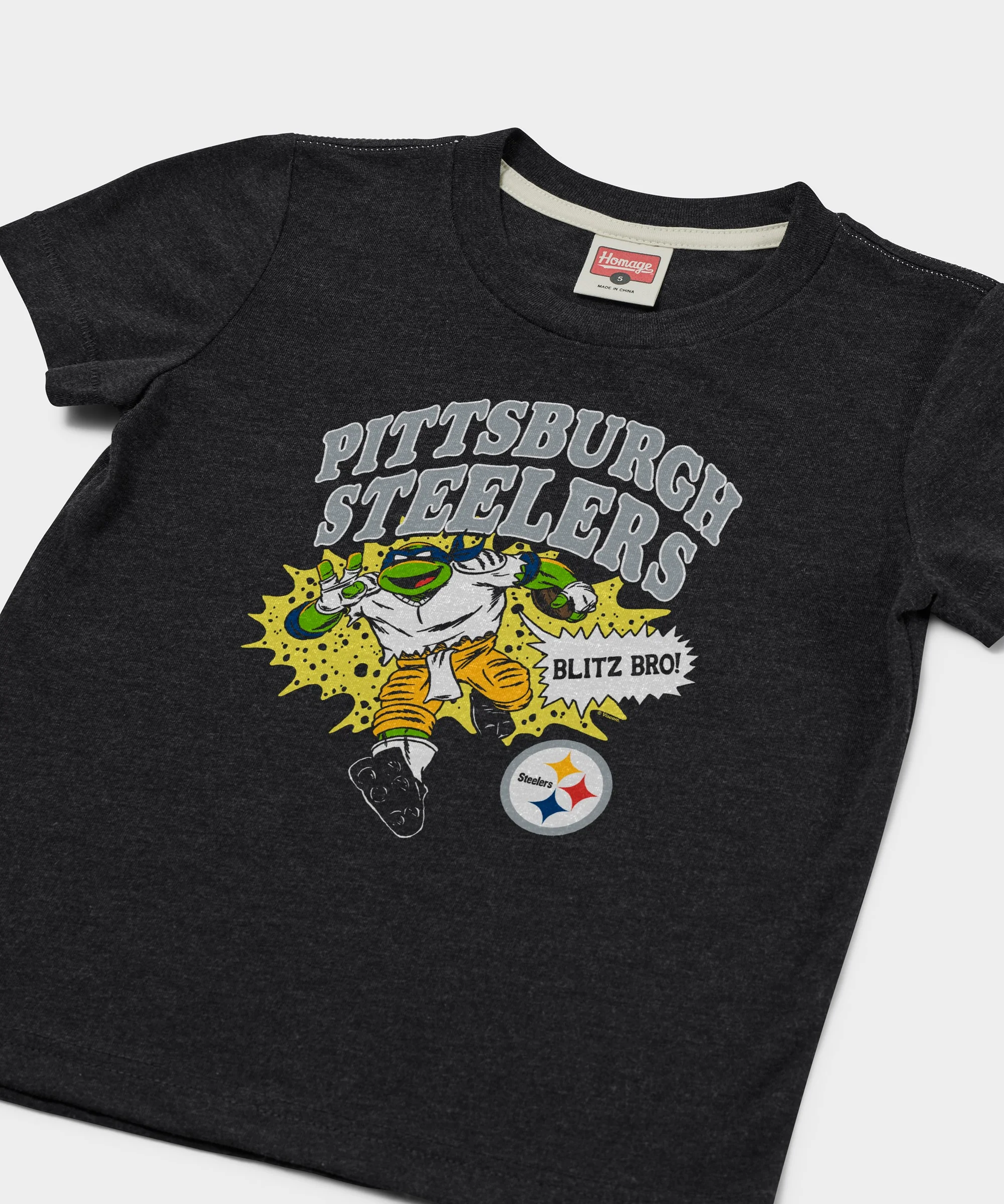 Youth TMNT Leonardo x Pittsburgh Steelers - Image 2