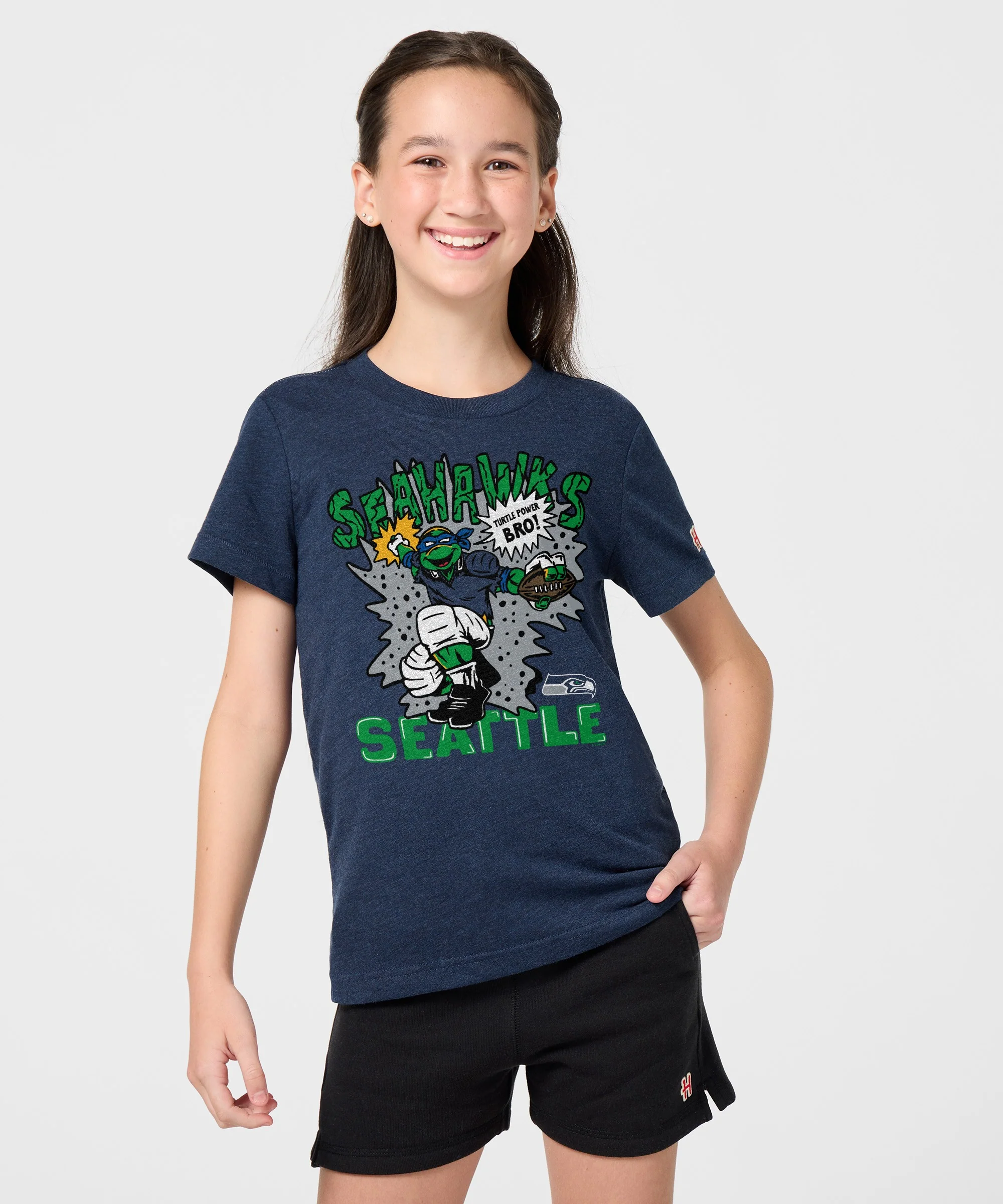 Youth TMNT Leonardo x Seattle Seahawks - Image 3