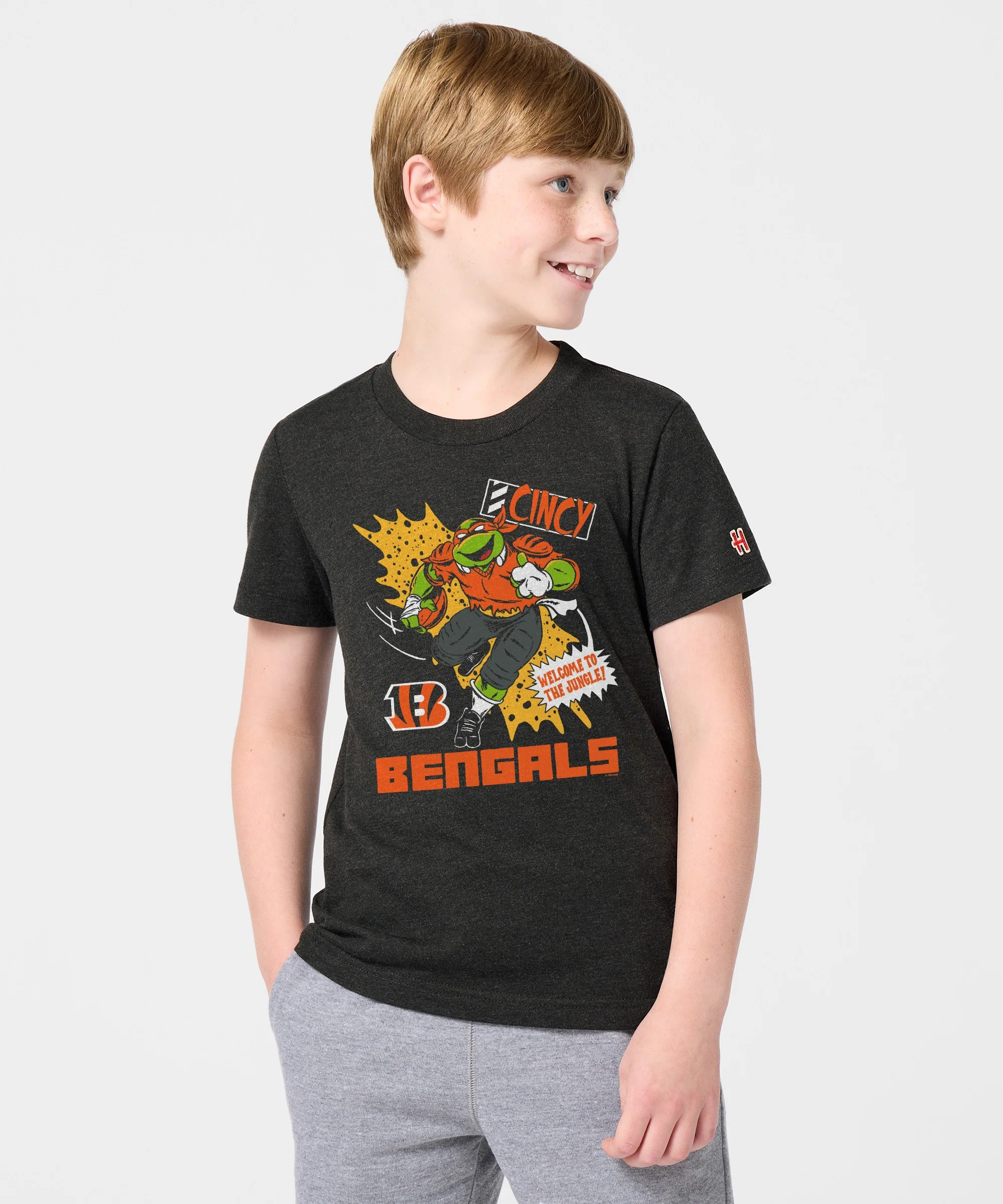 Youth TMNT Michelangelo x Cincinnati Bengals - Image 3