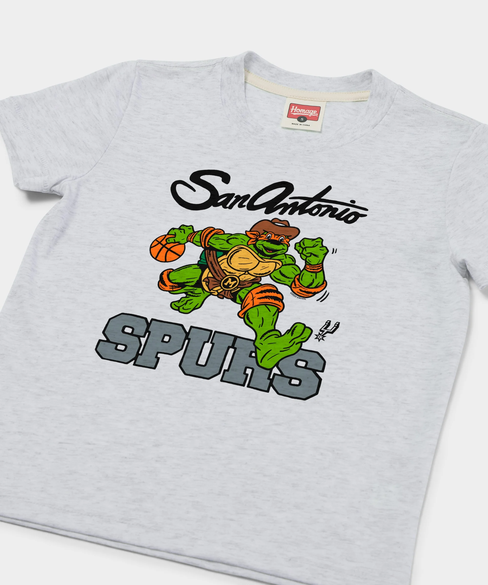 Youth TMNT Michelangelo x San Antonio Spurs - Image 2